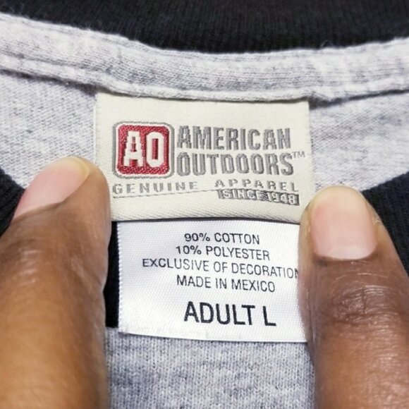 American Outdoors | Athletic Dept. Baseball Shirt (Size Large) - Picture 2 of 8